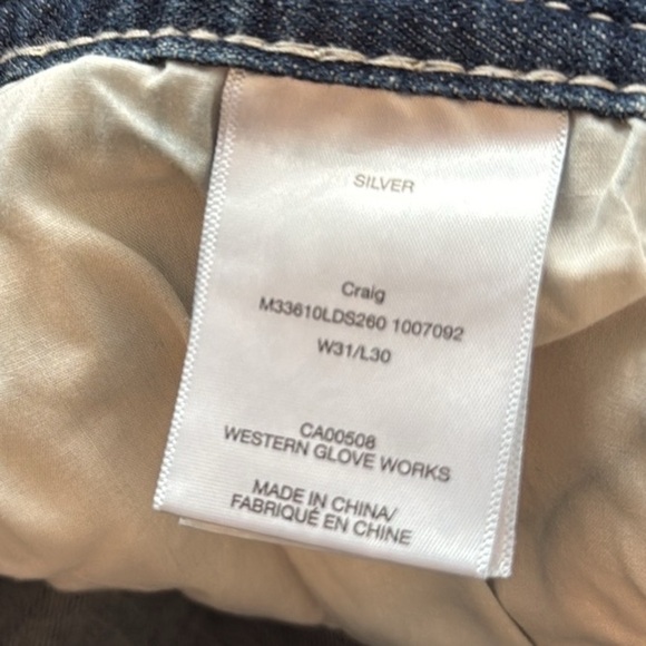 Men’s Silver Jeans The Craig Easy Fit Bootcut Jeans. Size 31. 31 X 29. - Picture 10 of 11